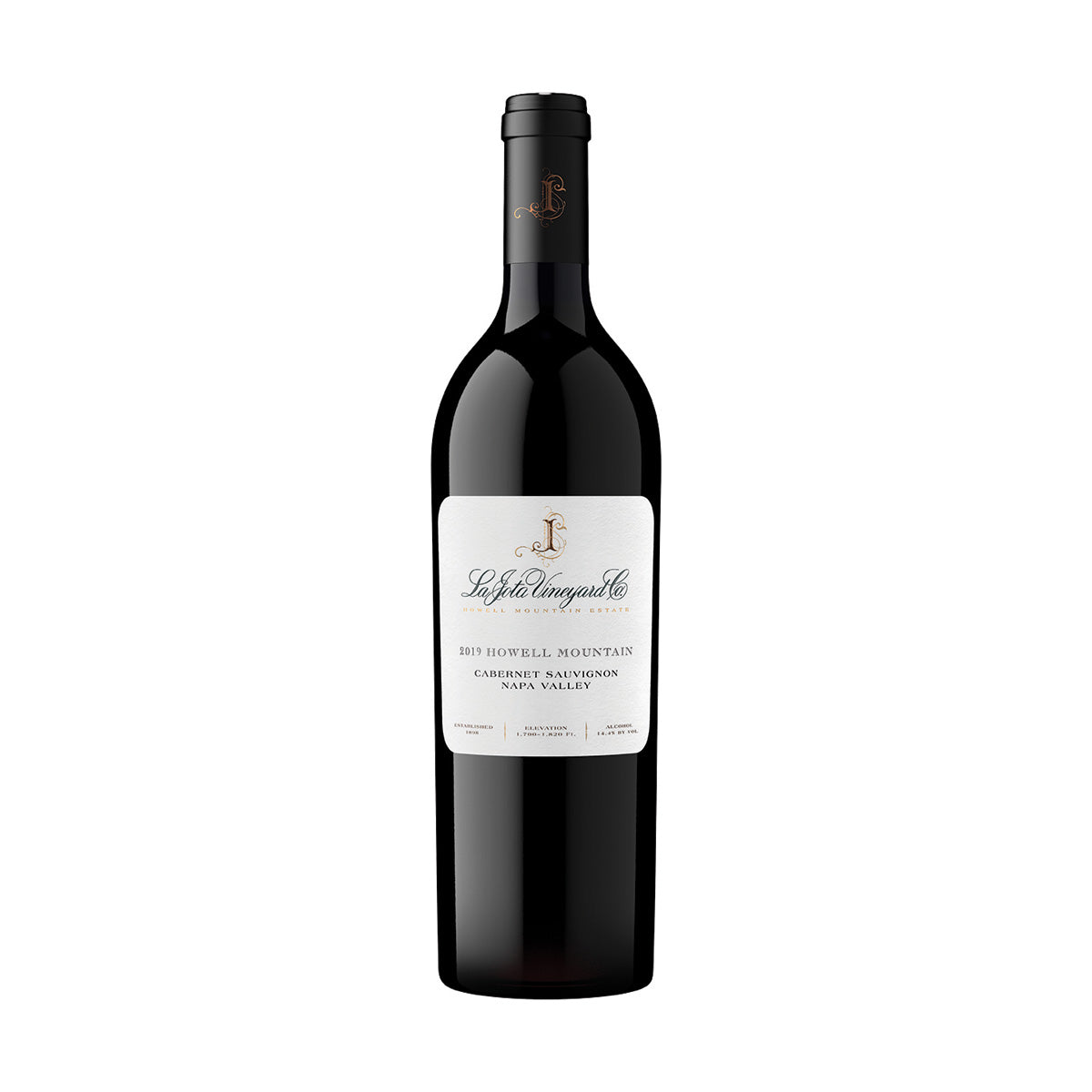 2019 Cabernet Sauvignon wine bottle with front label and Napa Valley text
