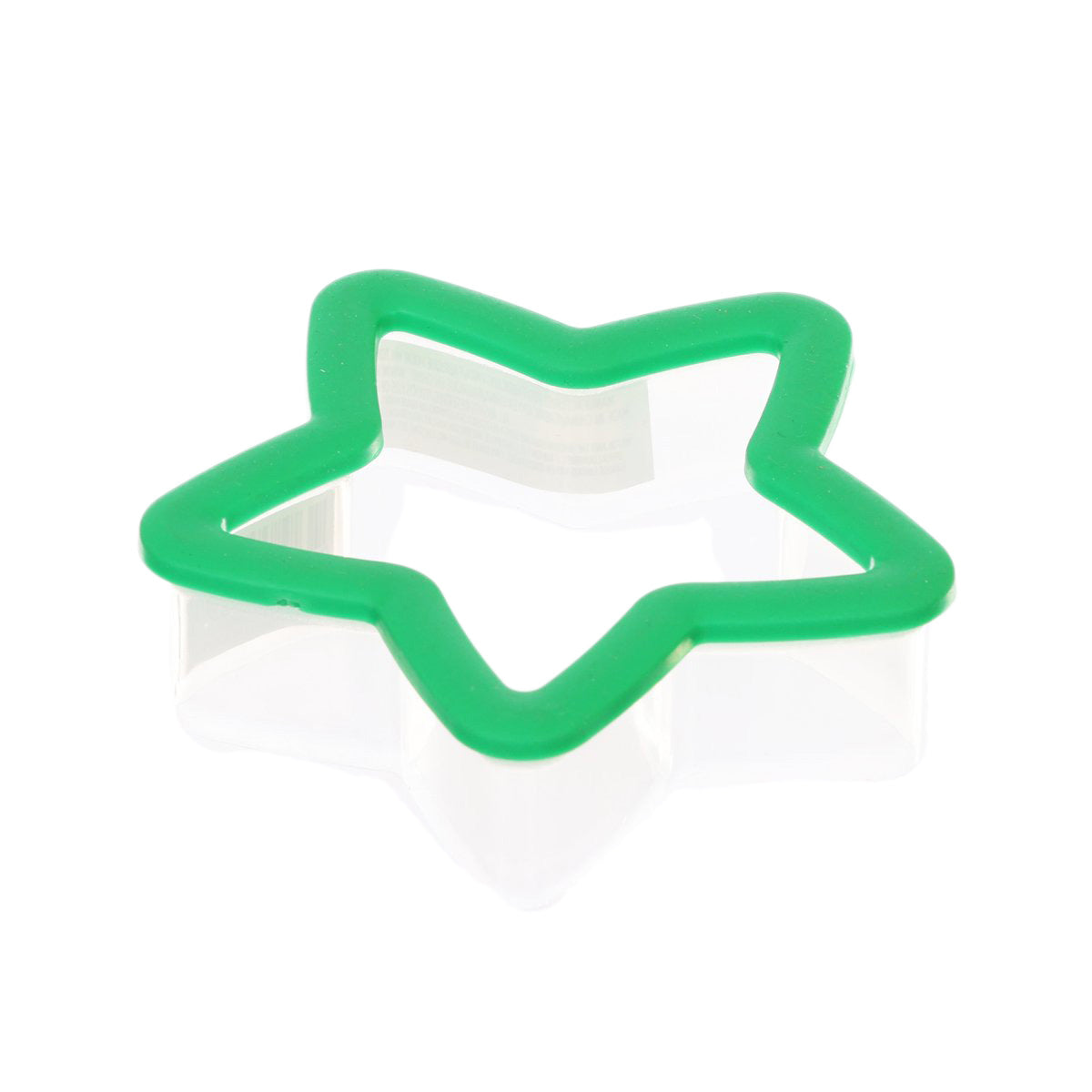 WILTON green star cookie cutter with star-shaped cutting edge