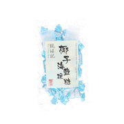 Coconut sea salt crunchy candy pouch with front label, 100g