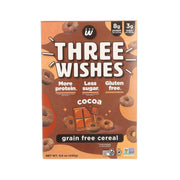 Cocoa grain-free cereal box, 245 g, with chocolate squares and cereal pieces