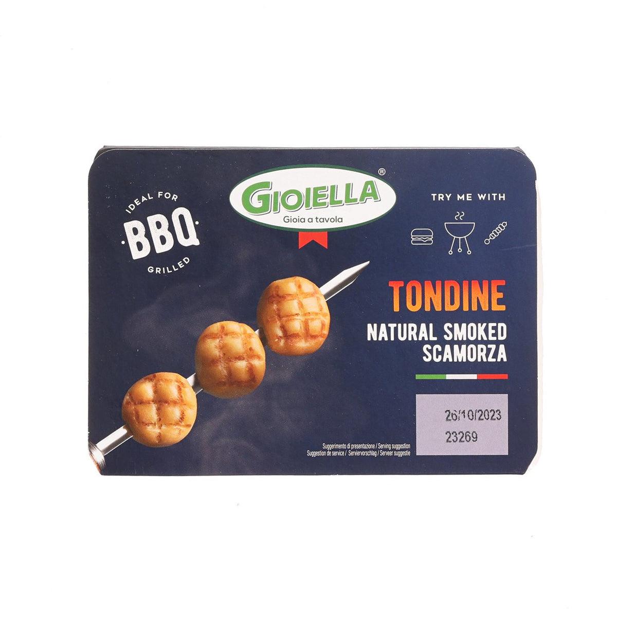Smoked scamorza cheese 250g pack, GIOIELLA brand, BBQ grilled style