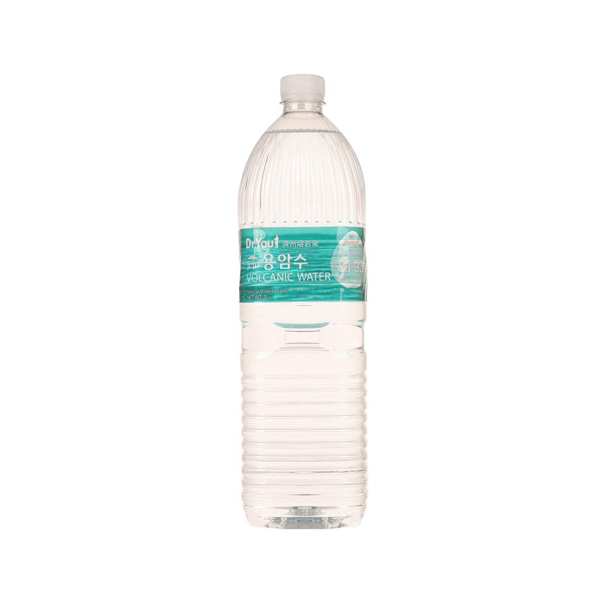 DR. YOU Jeju Volcanic Water 2L bottle with teal front label