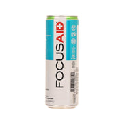 LIFEAID Focusaid melon mate vitamin drink can, blue label with green melon icon