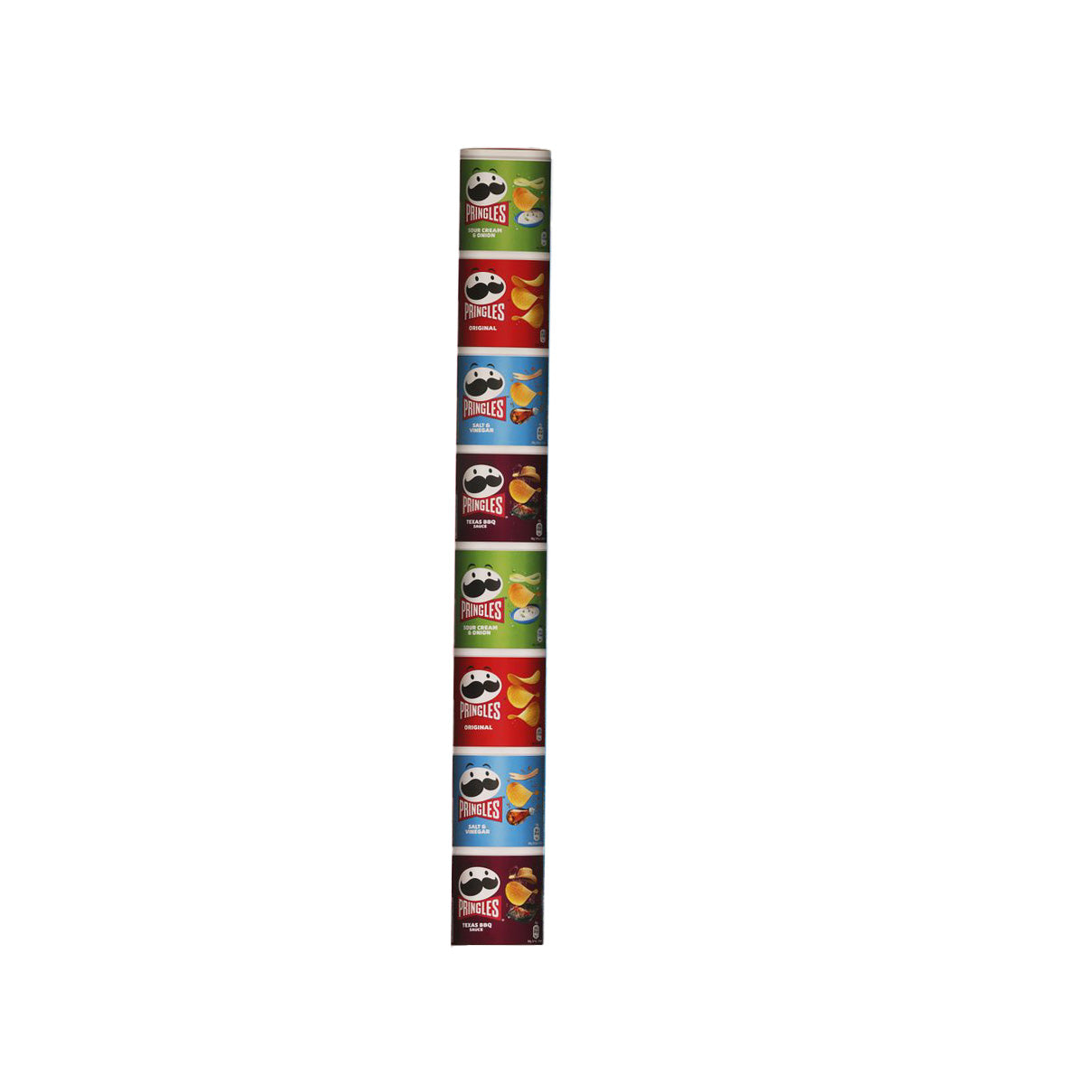 Match Day crisps snack stand pack, tall can multipack with Pringles branding