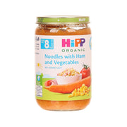 Organic pasta jar with ham and vegetables, 220g, no added salt