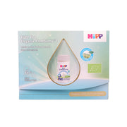 HIPP Pre Organic Combiotic infant formula box, 6x90 mL, bottle graphic