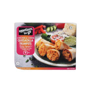 Frozen chicken & cheese quesadilla trumpet appetizers in box, 9 pc (212 g)