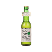 LUSCIOUS sparkling apple juice bottle, green glass with front label, 330 mL