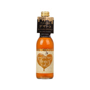 LUSCIOUS sparkling honey cider bottle, amber glass with gold cap and front label