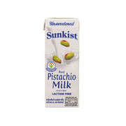 SUNKIST unsweetened real pistachio milk carton, 180 mL