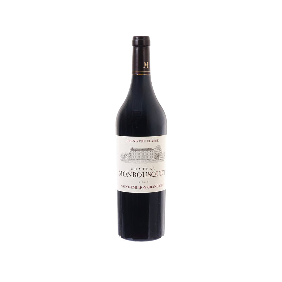 CH MONBOUSQUET Saint Emilion 2020 red wine bottle, front label