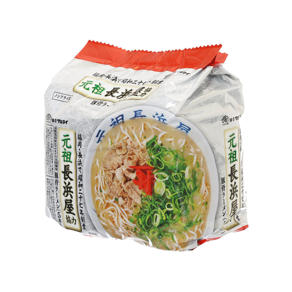 MARUTAI porkbone ramen soup packet showing front label and bowl graphic
