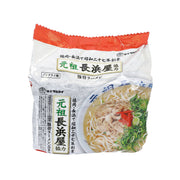 MARUTAI porkbone ramen soup packet with bowl graphic and green onions