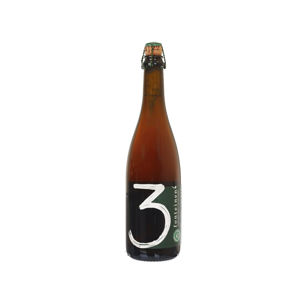 3 FONTEINEN Oude Geuze bottle with black label and large white '3'.