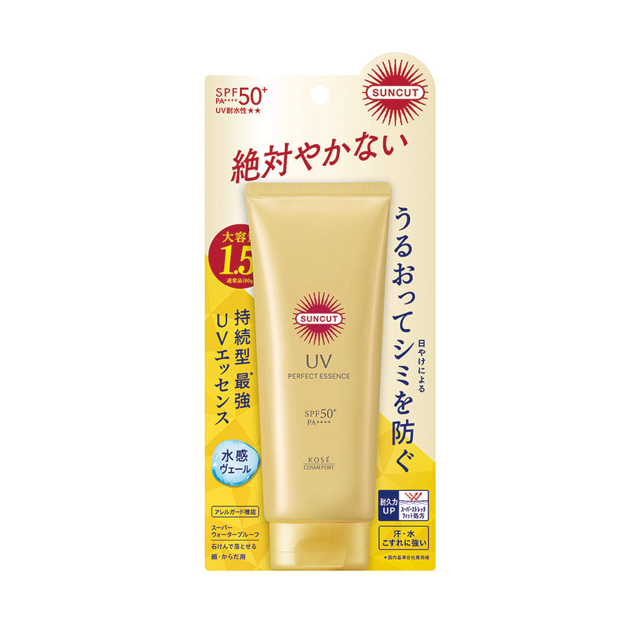 KOSE Suncut UV protect essence sunscreen tube, SPF50+, 120g
