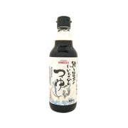 SEIJOISHII concentrated bonito & kelp soup stock bottle, dark brown with black cap