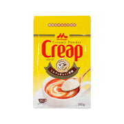 MORINAGA Creap Creamy Powder pouch, yellow bag with Creamy Powder and Creat logo, 180g