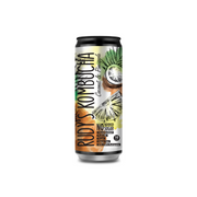 RUDY'S KOMBUCHA coconut & pineapple kombucha can, no added sugar, 330 mL