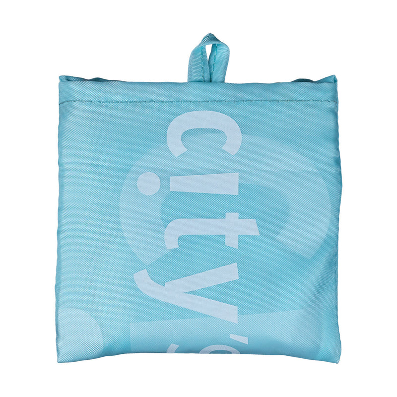 CITYSUPER Small Environmental Pocketable Bag CS Logo Baby Blue