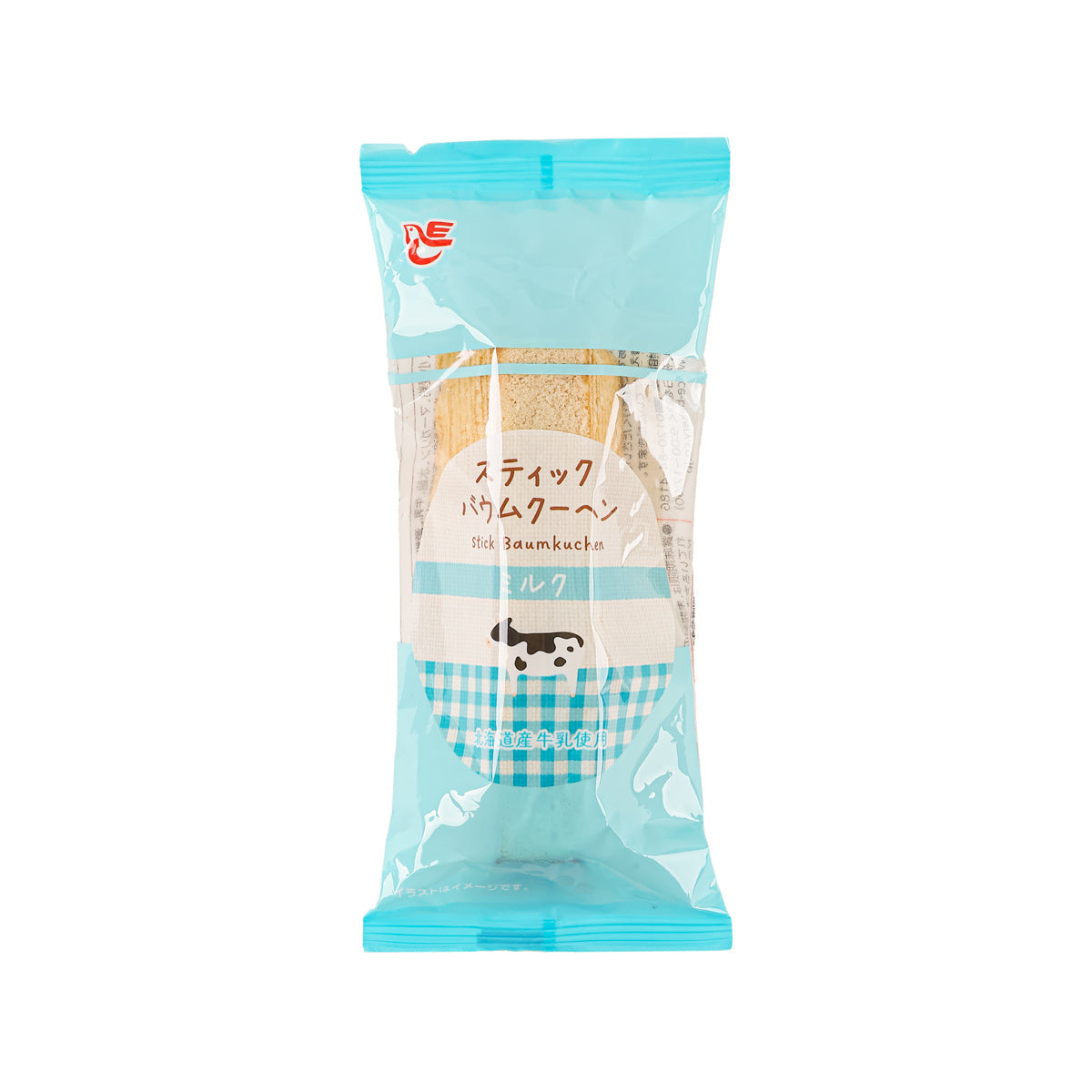 ACE BAKERY milk Baumkuchen stick pastry in blue snack package