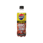 Pepsi Lemon Big Zero PET bottle, front label, 600 mL