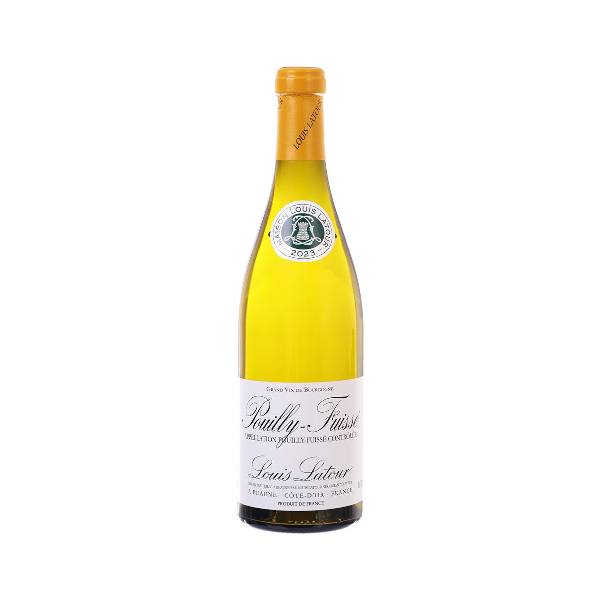 LOUIS LATOUR Pouilly-Fuissé white wine bottle, 750 mL