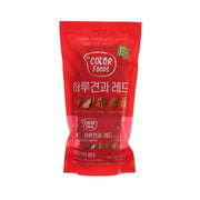 SUNNUTS daily nut color food pouch, red, front view