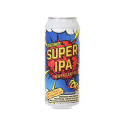 CRAFTBROS Super New England IPA beer can, blue and red label, 500 mL