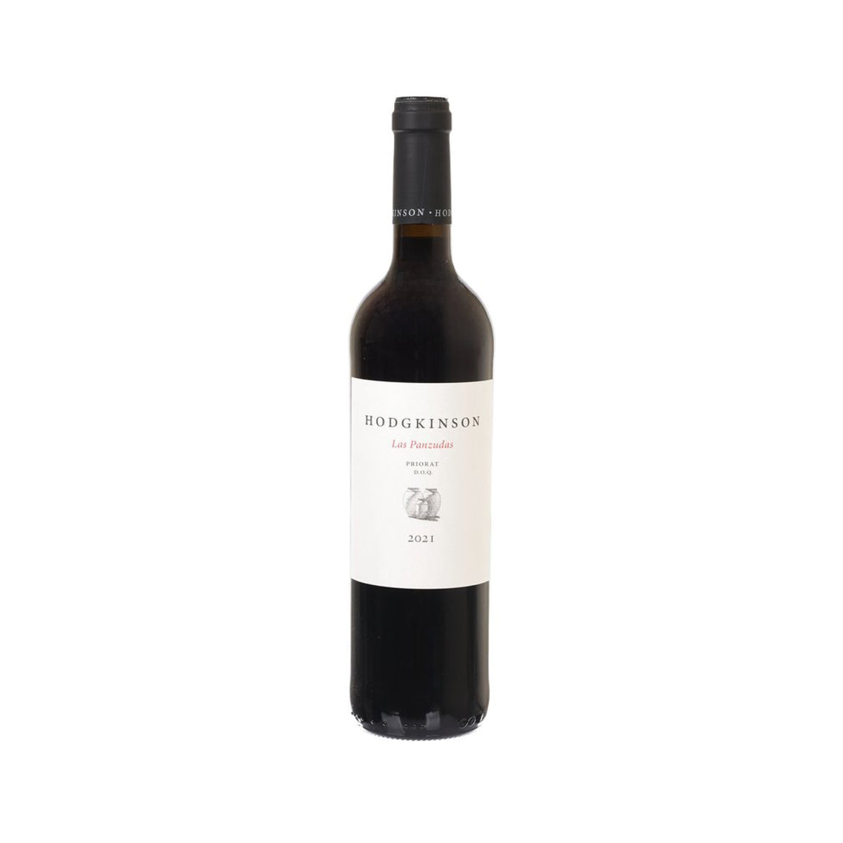 HODGKINSON Las Panzudas Priorat wine bottle, 750 mL, front label