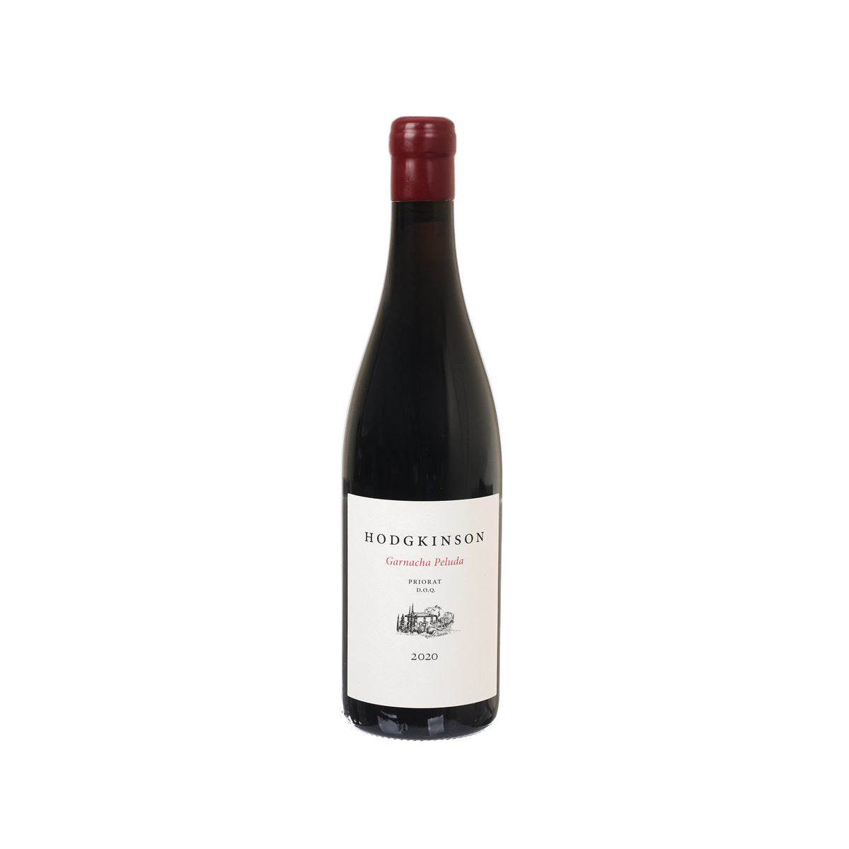HODGKINSON Garnacha Peluda wine bottle with red foil cap, front label