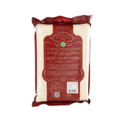 Premium Thai Hom Mali rice bag, 5kg, sealed red pouch of white grains