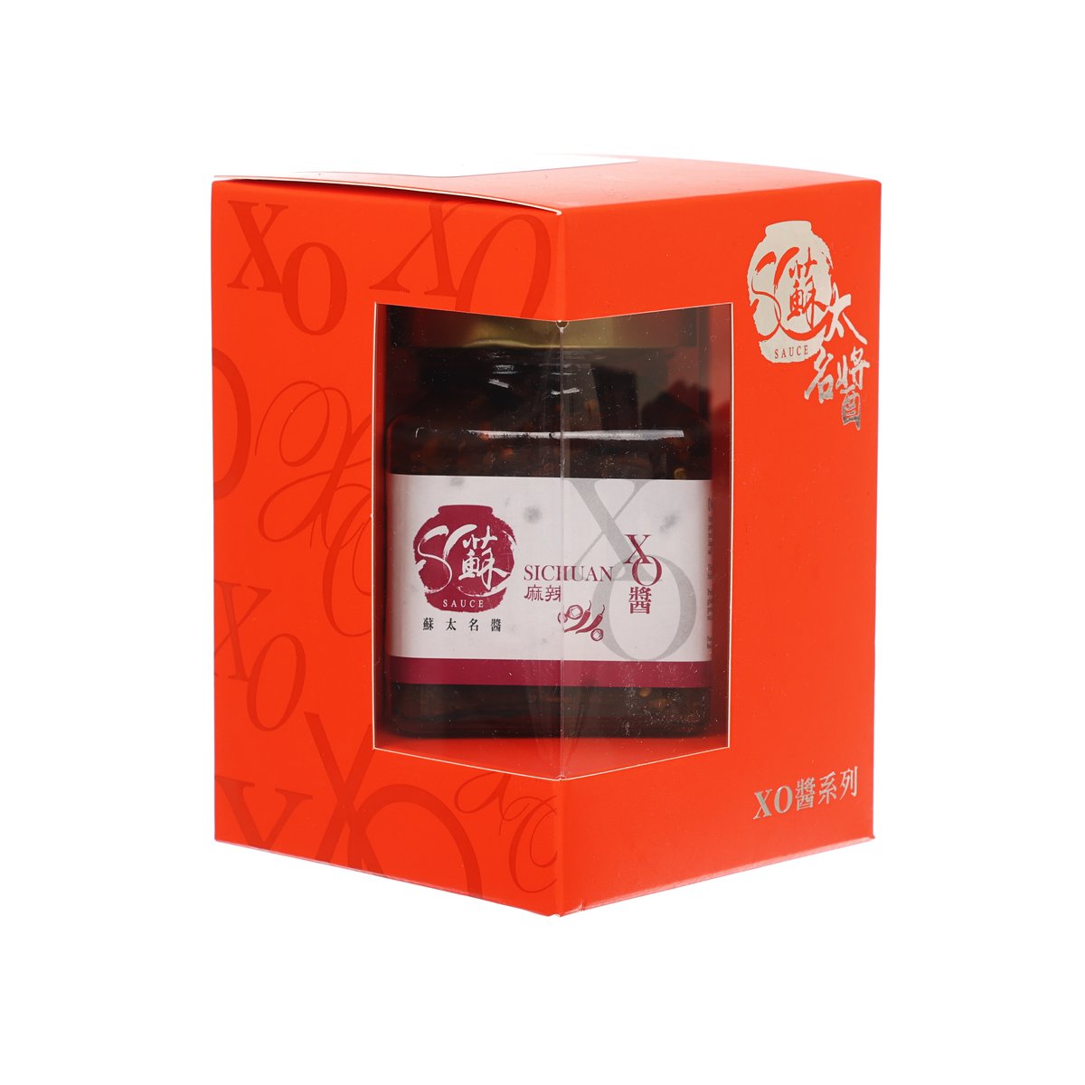 Sichuan XO sauce gift box with window, red packaging