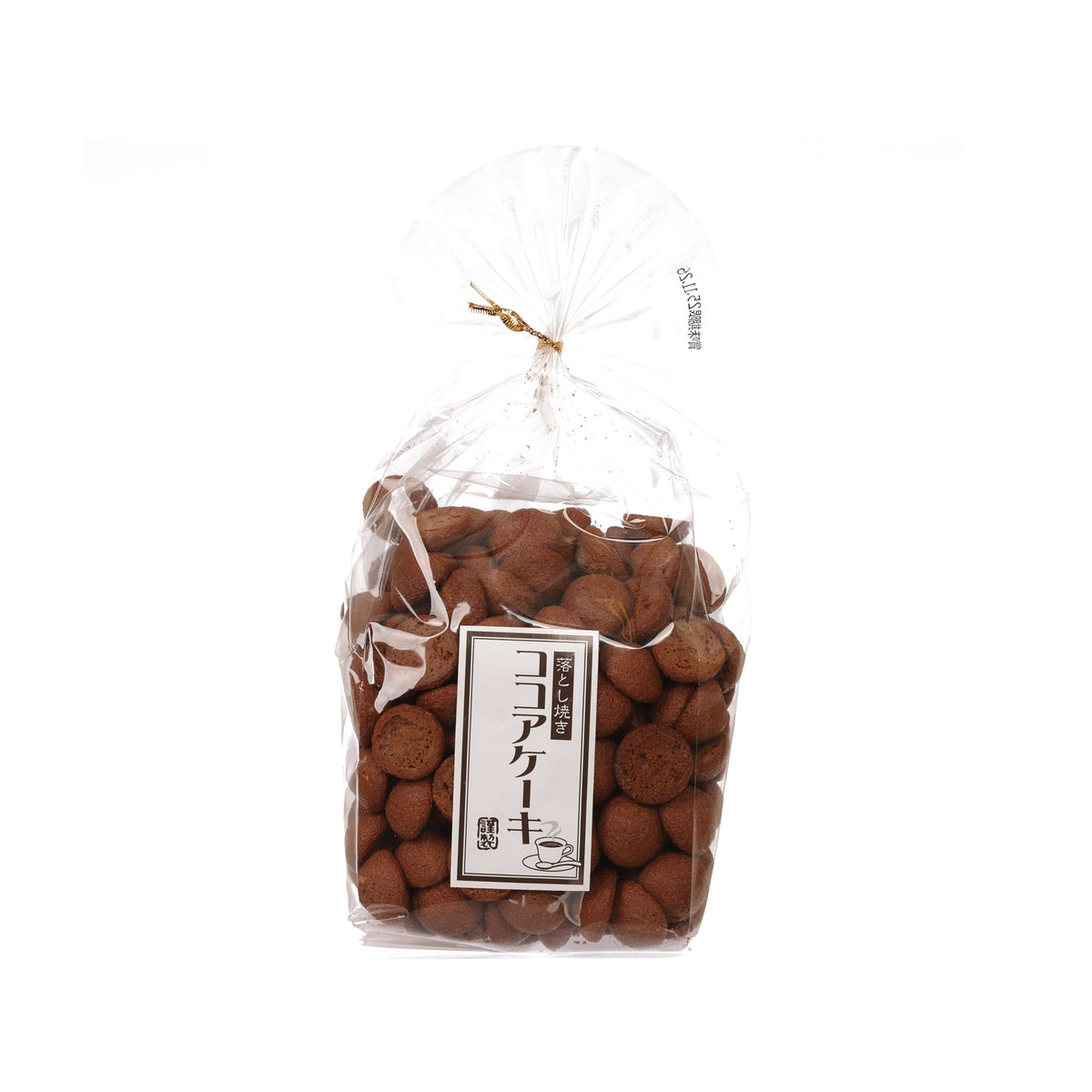 FUSOUDOU cocoa cake 140g bag with brown bite-size pieces, front label