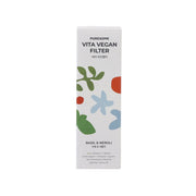 Vita Vegan Filter box with basil & neroli, white package with plant graphics