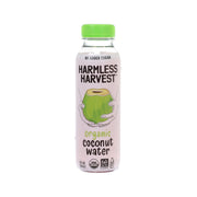 Harmless Harvest organic raw coconut water, 296 mL bottle with green cap