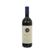 Sassicaia 2021 red wine bottle with front label