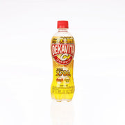 DEKAVITA C lemon acid PET bottle with red cap, yellow drink, front label
