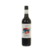 AULD Wilberforce Cabernet Shiraz 2021 wine bottle with horse label graphic