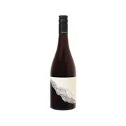Rising Vineyard Pinot Noir bottle with white label panel and dark glass