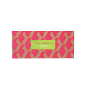 Sweet Ribbon chocolate box, YOKOI logo on front panel with ribbon pattern