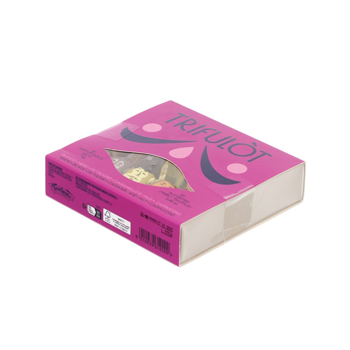 TRIFULÒT assorted pralines box with window, 70g