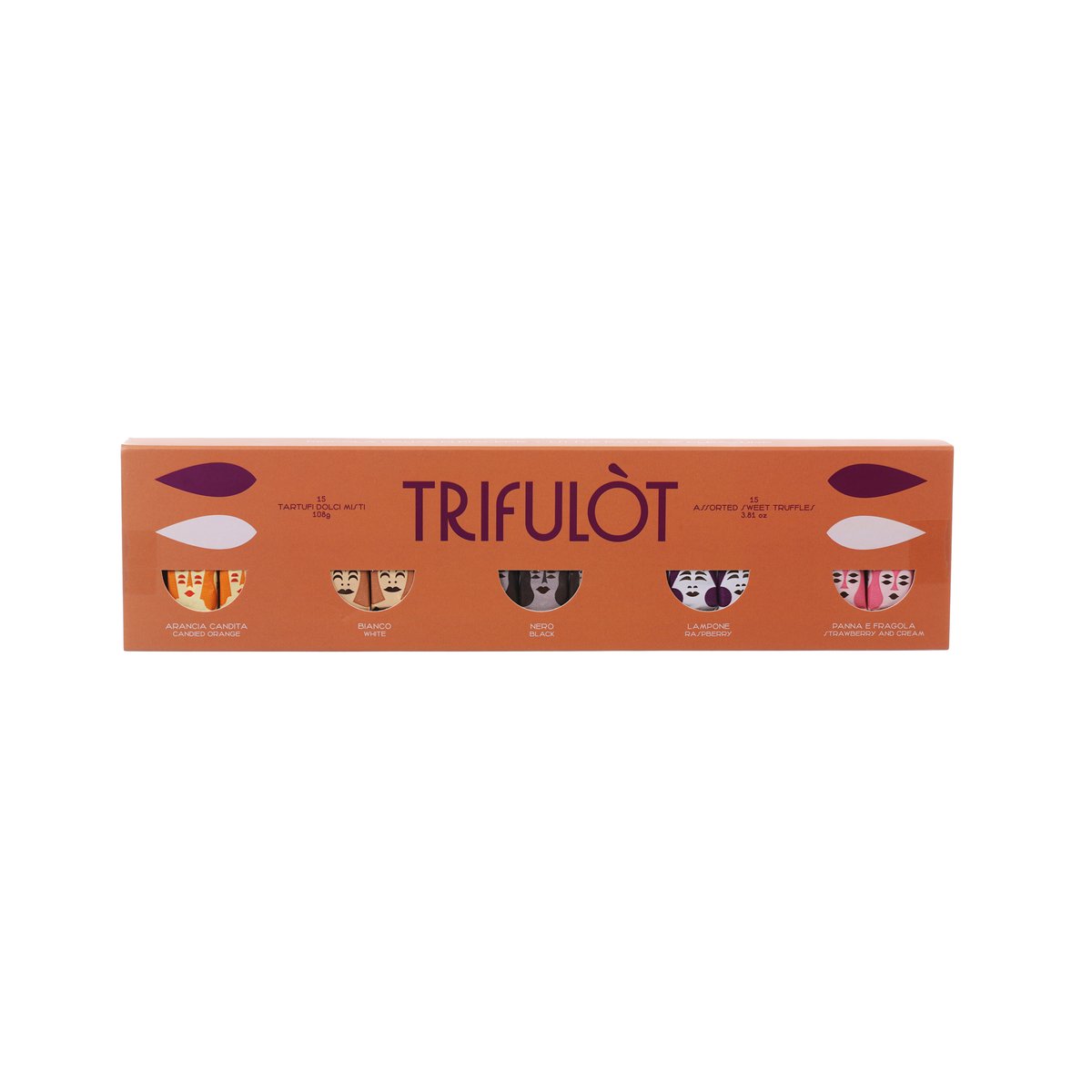 TRIFULÒT assorted pralines box, 5 flavors