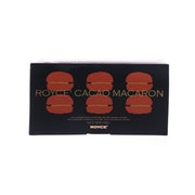 ROYCE' Cacao Macaron gift box, 6-piece set, black with logo print