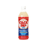 500mL functional drink bottle, clear plastic with red and blue front label
