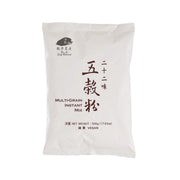 Multi-grain instant mix pouch, white bag with front label and net weight 500 g.