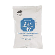 Unsweetened multi-grain instant mix pouch, front label with 450 g net weight