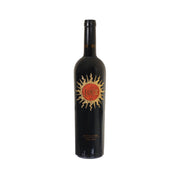 LUCE Toscana wine bottle with dark glass and front label featuring a gold sun emblem