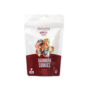 Cookie treat pouch with rainbow-colored chips, 100 g