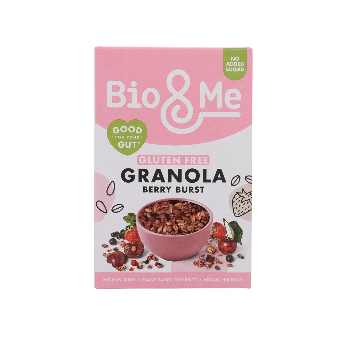 BIO & ME gluten-free granola box with berry burst flavor, 350g