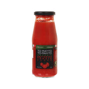 CITYSUPER organic datterino tomato puree bottle, front label, 420g
